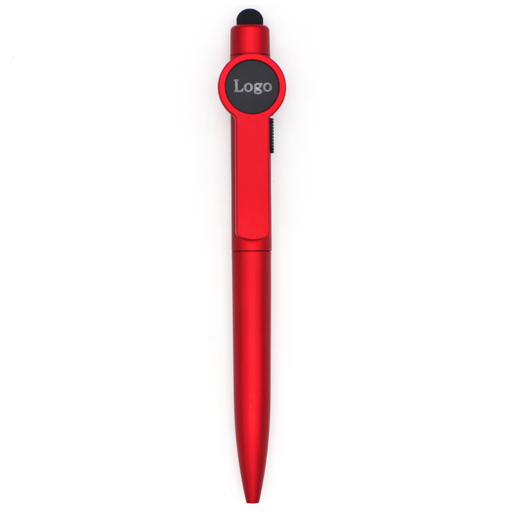 Custom led light touch screen pen laser logo plastic advertising ballpoint pen China
